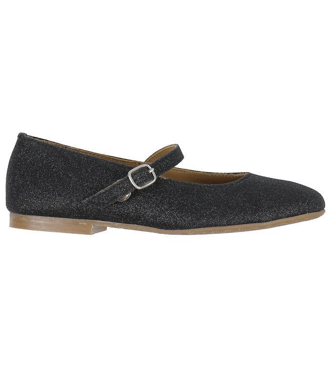 Angulus Ballerina Inneskor - Svart Glitter - Angulus - 33 - Ballerina
