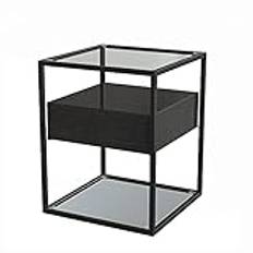 Coffee Table/Side Table/End Table,Coffee Table, Iron Sofa Side Table/bedside Table/small Square Table, Corner Table, for Outdoor Living Room Balcony