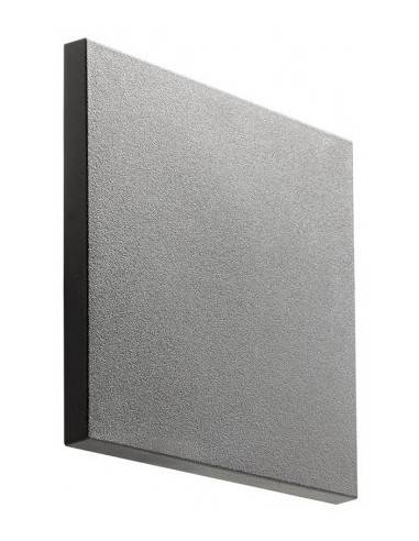 AURA Væglampe i ABS og polycarbonat B15 cm 1 x 8W SMD LED - Mat mørkegrå