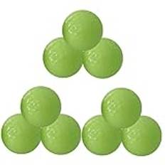 Happyyami 9 St Golf Självlysande Boll Natt Leksak Boll Golf Utbud Gummi Träning Golf Bollar Självlysande Boll Leksaker Självlysande Leksaker Gummi Träning Golf Bollar Glödande Bollar