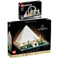 Lego Architecture 2-pack 21058 Cheops-pyramid och 21034 London