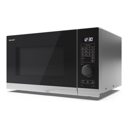 Sharp Premium series YC-PG284AE-S - mikrovågsugn med grill - fristående - silver