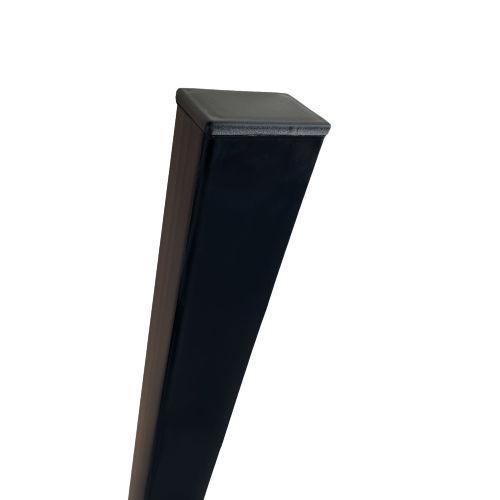 Stålstolper 60×40 mm – Sort, 280cm