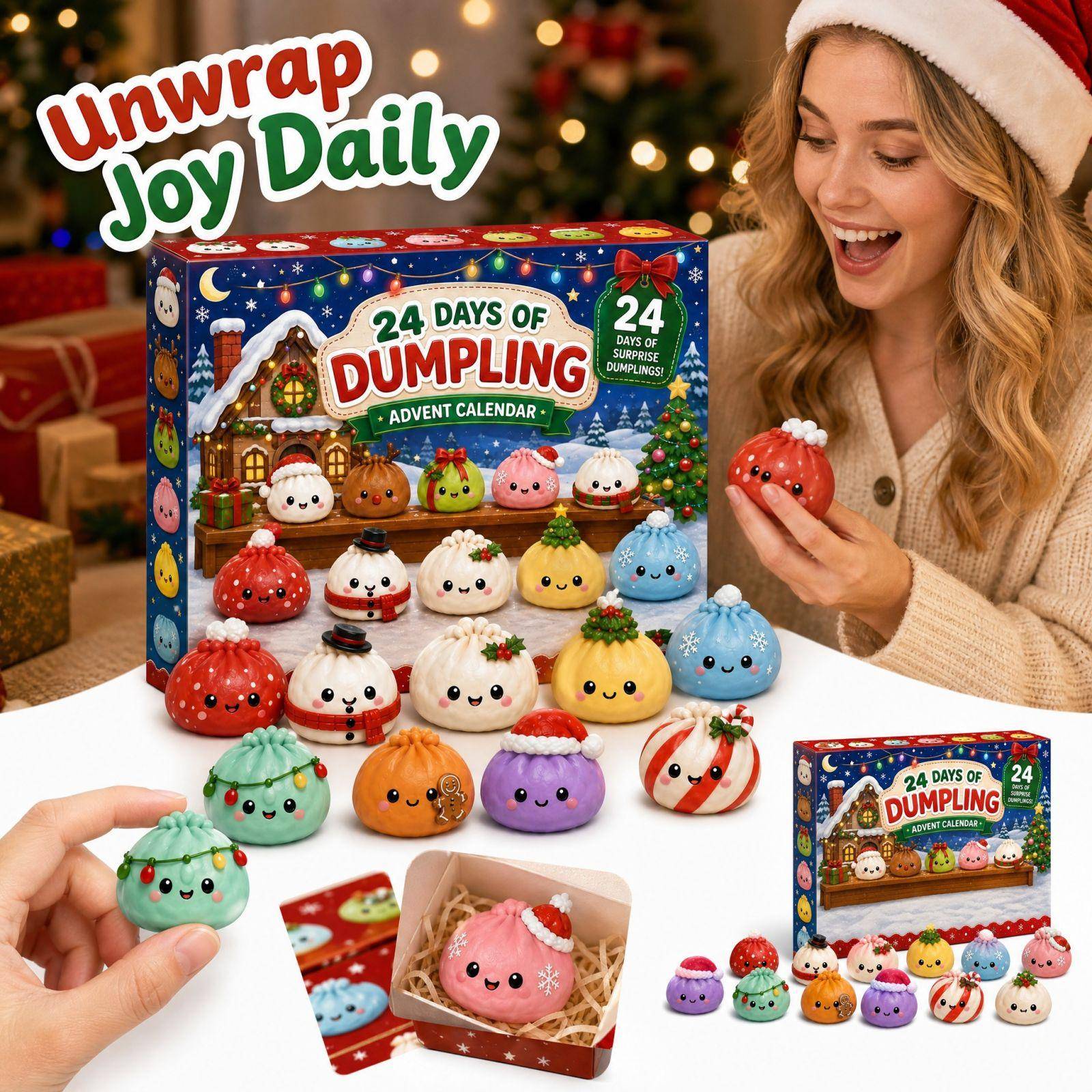 Christmas Advent Calendar with for Holiday Countdown Surprise cm