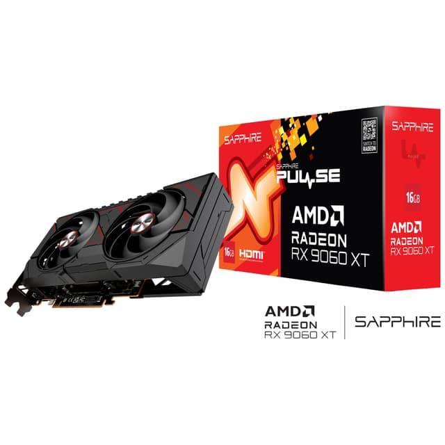 SAPPHIRE PULSE AMD Radeon RX 9060 XT GAMING OC 16GB grafikkort