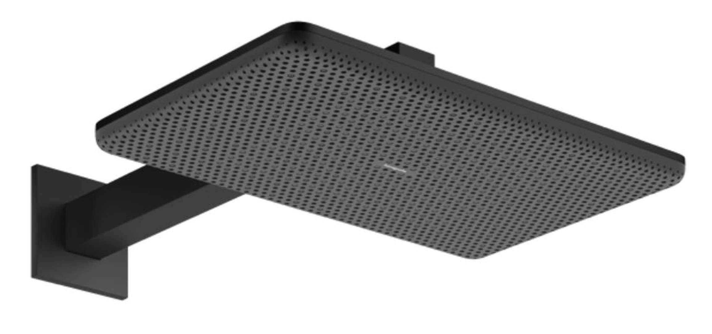 Hansgrohe Raindance Alive Q - Huvuddusch, 21x34 cm, 2 strålar, matt svart 24550670