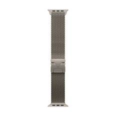 Apple 49mm Natural Titanium Milanese Loop - Small