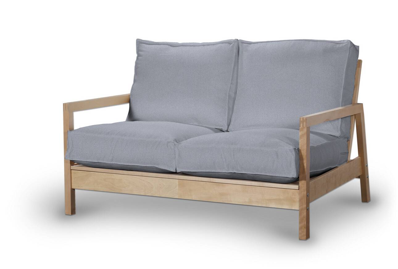Lillberg klädsel 2-sits soffa, Pastellblå, 127 X 80/92 X 76 CM, Amsterdam