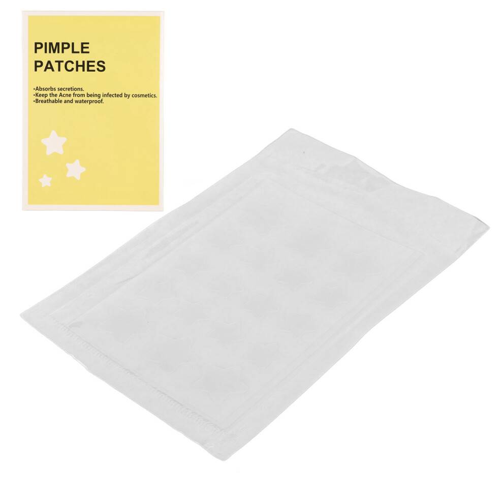 Transparente akneplaster hydrokolloid hydrogel stjerneformet tegneseriedesign dyb fugtgivende reparation hud falmer aknemærker skjuler defekter