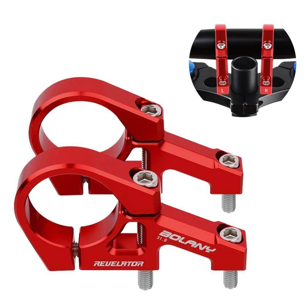 Precision Cykel Dubbelkrona Gaffelrör 31,8 mm Direct Mount Styrstam Downhillcyklar silver
