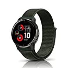 KeeFos 20 mm armband, kompatibelt med Garmin Venu Sq 2/Venu Sq 2 Music/Venu 2 Plus/Garmin Move Sport/Forerunner 158 nylon, ersättningsarmband, sportarmband för Garmin Venu/Venu Sq/Venu Sq Music