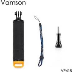 Vamson for go pro hero 7 6 5 svart vattentät flytande handgreppvatten sport för dji osmo action för xiaomi yi 4k vp418