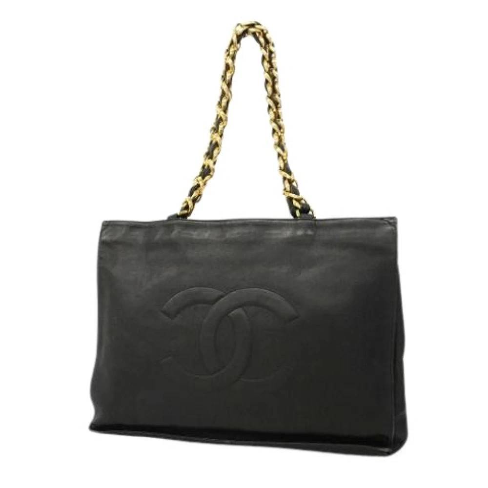 Chanel Vintage Pre-owned Vintage Tote Bag - Vintage - Dame - Sort - ONE SIZE - Uld