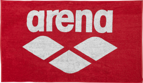 Arena Pool Soft Towel Tillbehör Röd - One Size