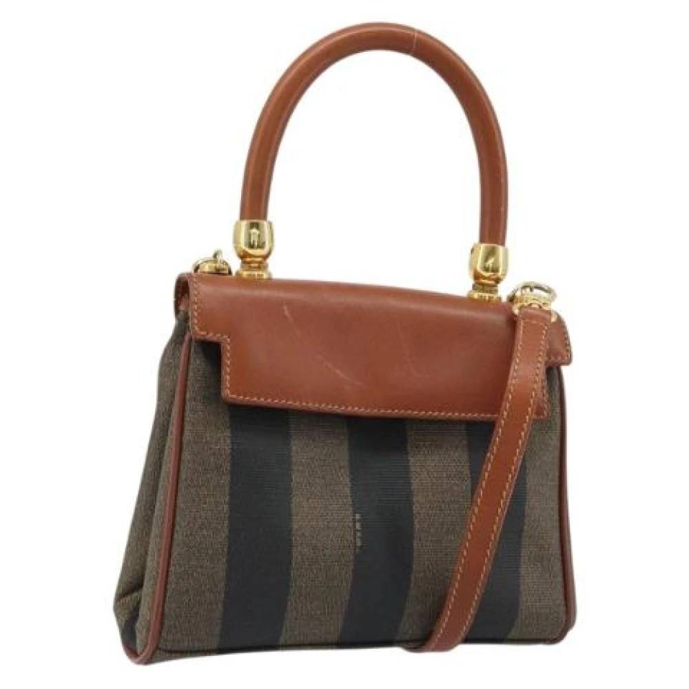 Fendi Vintage Pre-owned Vintage Håndtaske - Vintage - Dame - Brun - ONE SIZE - Uld