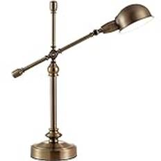 Enkel skrivbordskrivbord Lamp Retro Country Decor Study Desk Lamp (knappomkopplare) innovate