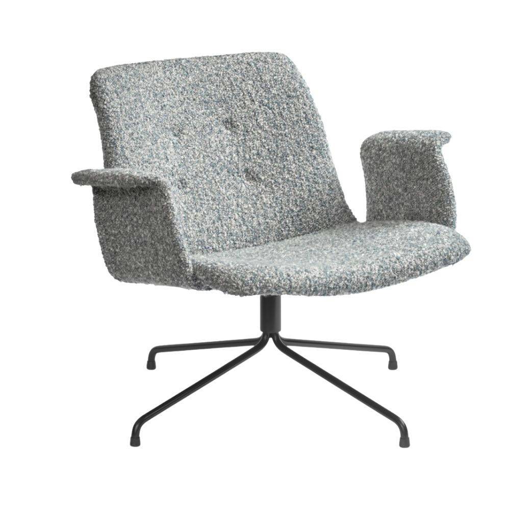 Bent Hansen Primum Lounge Chair Armrest Black Fluffy 50