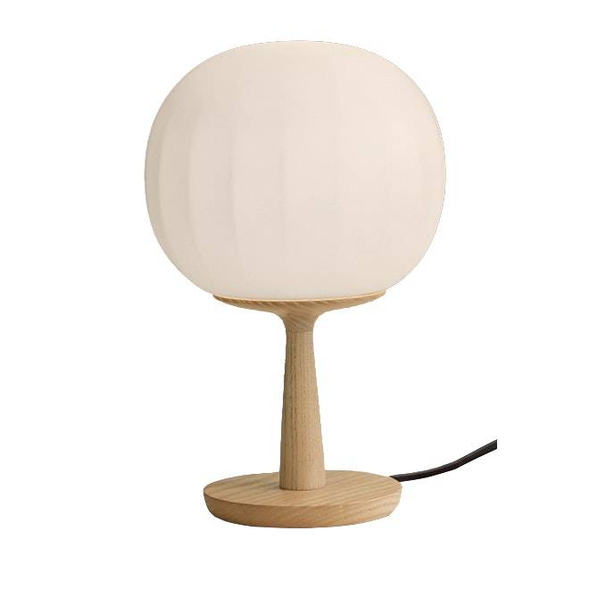 Luceplan Lita Bordlampe 18 Cm etræ / Opalglas - Bordlamper Ask Ash - 307405-307406.