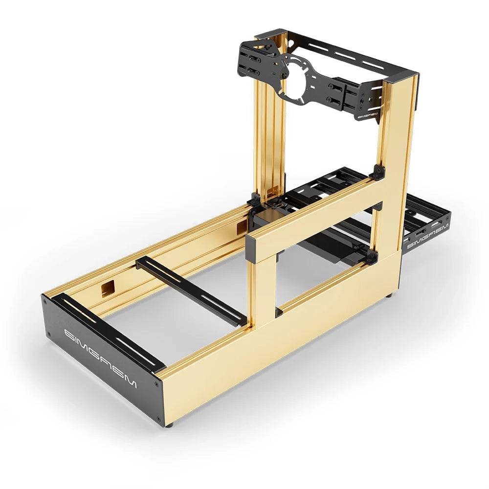 SIMGASM | Pro Aluminum Sim Racing Cockpit - Front Mount / Blue