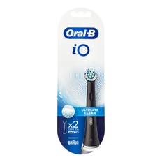 Oral-B iO Ultimate Clean Brush Heads Black 2 Pack