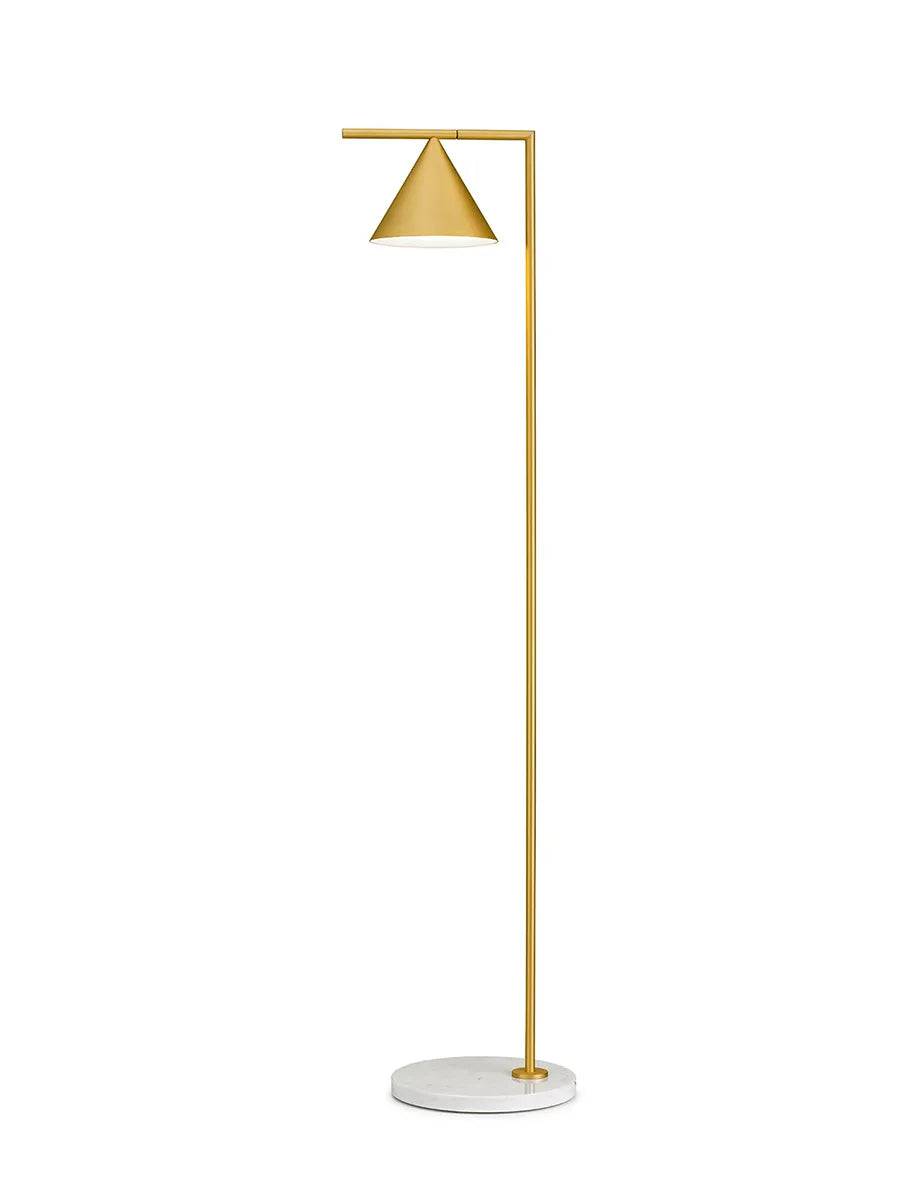 Captain Flint Gulvlampe fra Flos Brushed brass - Jacobsen Plus
