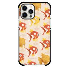 Pokemon Magikarp Phone Case For iPhone Samsung Galaxy Pixel OnePlus Vivo Xiaomi Asus Sony Motorola Nokia - Magikarp Pattern Beige Background