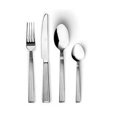 CASA Living Regent Bestiksæt - 16 dele - 4 kuverter - Rustfrit stål - Blank