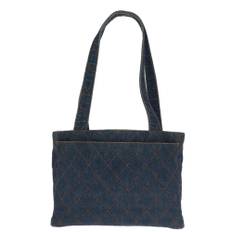 Chanel Vintage Shoulder Bag Stl. - Axelremsväskor Från Magasin - Blue (W 30cm x H 22cm x D 9cm)