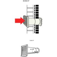 Wallair N37825 Ventilationskanal (Ø) 12.5 cm