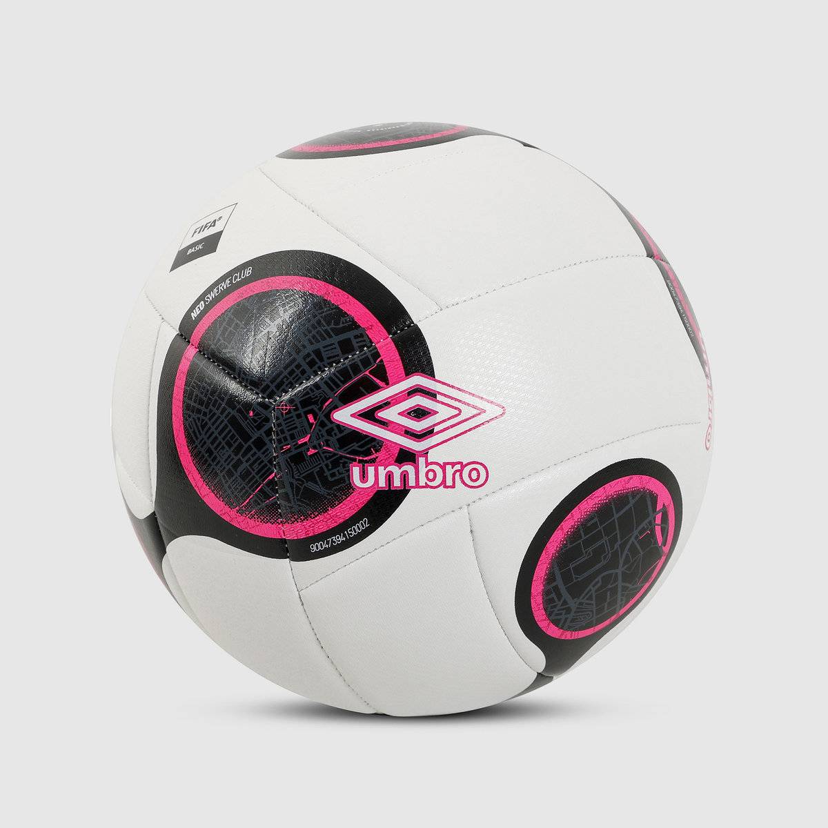 Umbro Neo Swerve Club Football - White/black/pink Glo/carbon