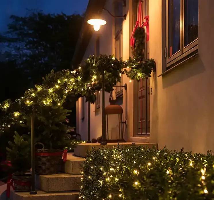 LED Lyskæde 4m. (ST40) 4,6W UDEN STIK.