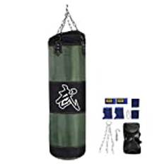 Boxningssäck Sandsäck Barn/Vuxna Hängande boxningssäck, 7 + 1 Tom MMA Kickboxning Muay Thai Boxningssandsäck Träning Boxning Krok Sandsäck Fighting Karate Punch