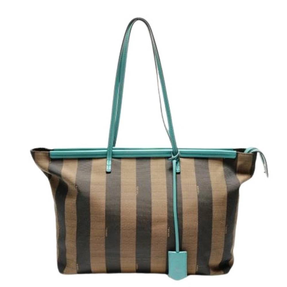 Fendi Vintage Pre-owned Pequin Skuldertaske - Vintage - Dame - Flerfarvet - ONE SIZE - Uld