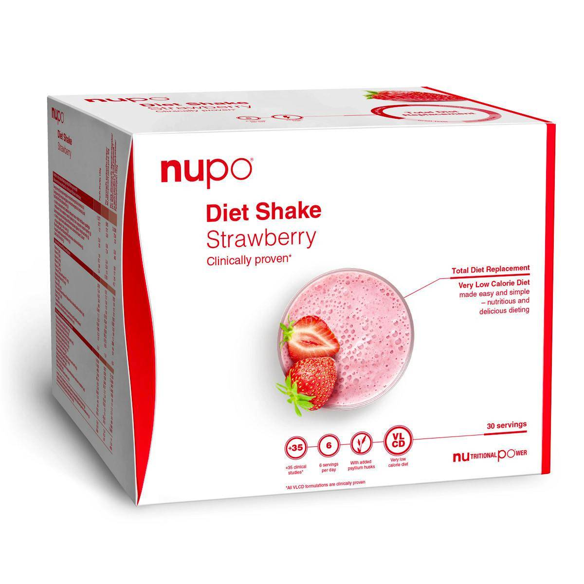 Nupo Kickstart Diet Shake Value Pack Strawberry 960 g