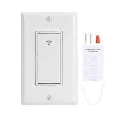 1/2/3 Gang Smart WiFi Wall Light Switch Timer for Alexa Google Home(1gang)