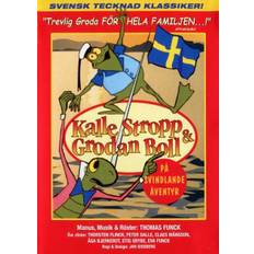 DVD -  Kalle Stropp & Grodan Boll på svindlande äventyr (1991) (Beg)