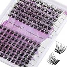 DIY Cluster Lashes DIY Lash Extensions Cluster Lashes D Curl 12-16mm Lash Extensions Lash Cluster Individuella ögonfransar Individuella Lashes DIY Lashes at home(K001+K002-D-MIX12-18)