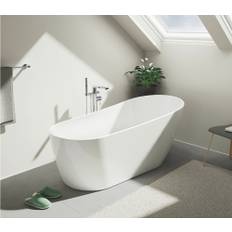 Duravit DuraFaro freistehende ovale Badewanne 180x80cm 700568, weiß