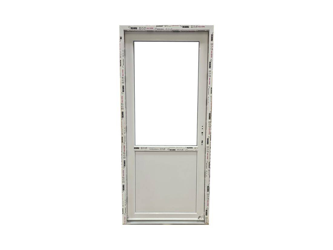Facadedør - 2/3 Klart Glas 95 x 210 Højre Ind (HI)