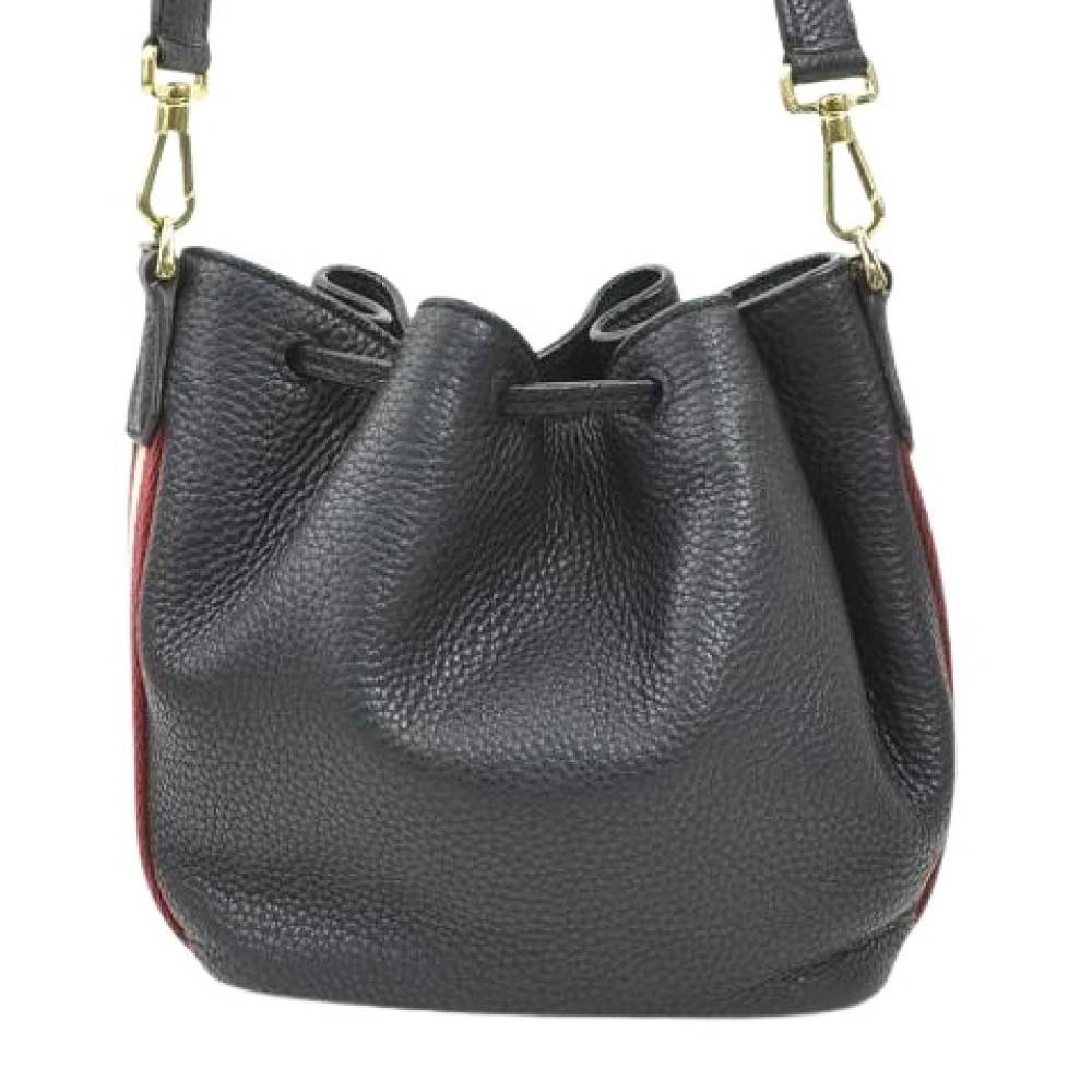 Bally Pre-owned Pre-owned Canvas skuldertasker - Vintage - Dame - Sort - ONE SIZE - Uld