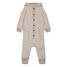 MIKK-LINE Wool Baby Suit W. Hood |Beige |68