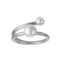 5-3301wp-r- Bybiehl ring med perler Coco