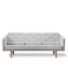 Fredericia Furniture Nr. 1 soffa Oljad Ek/Hallingdal 110 2003: 3-Seater