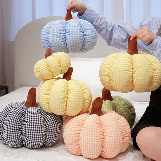 Yousheng Pumpakudde Höst Halloween Dekoration Plyschkastkuddar Mjuk Sofakudde för Soffa Sovrum Höst Thanksgiving Gåvor
