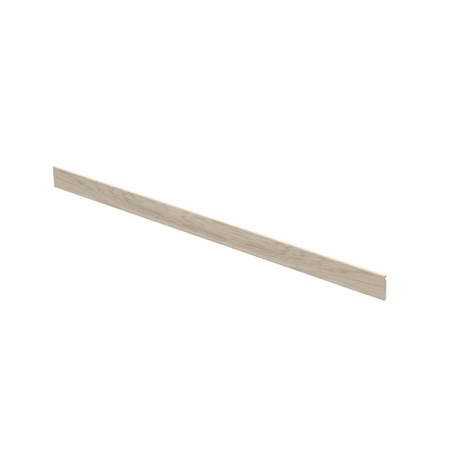 Trapprenovering Lundbergs Premium Nordic White Ek Bakkantlist Längd: 1800 mm
