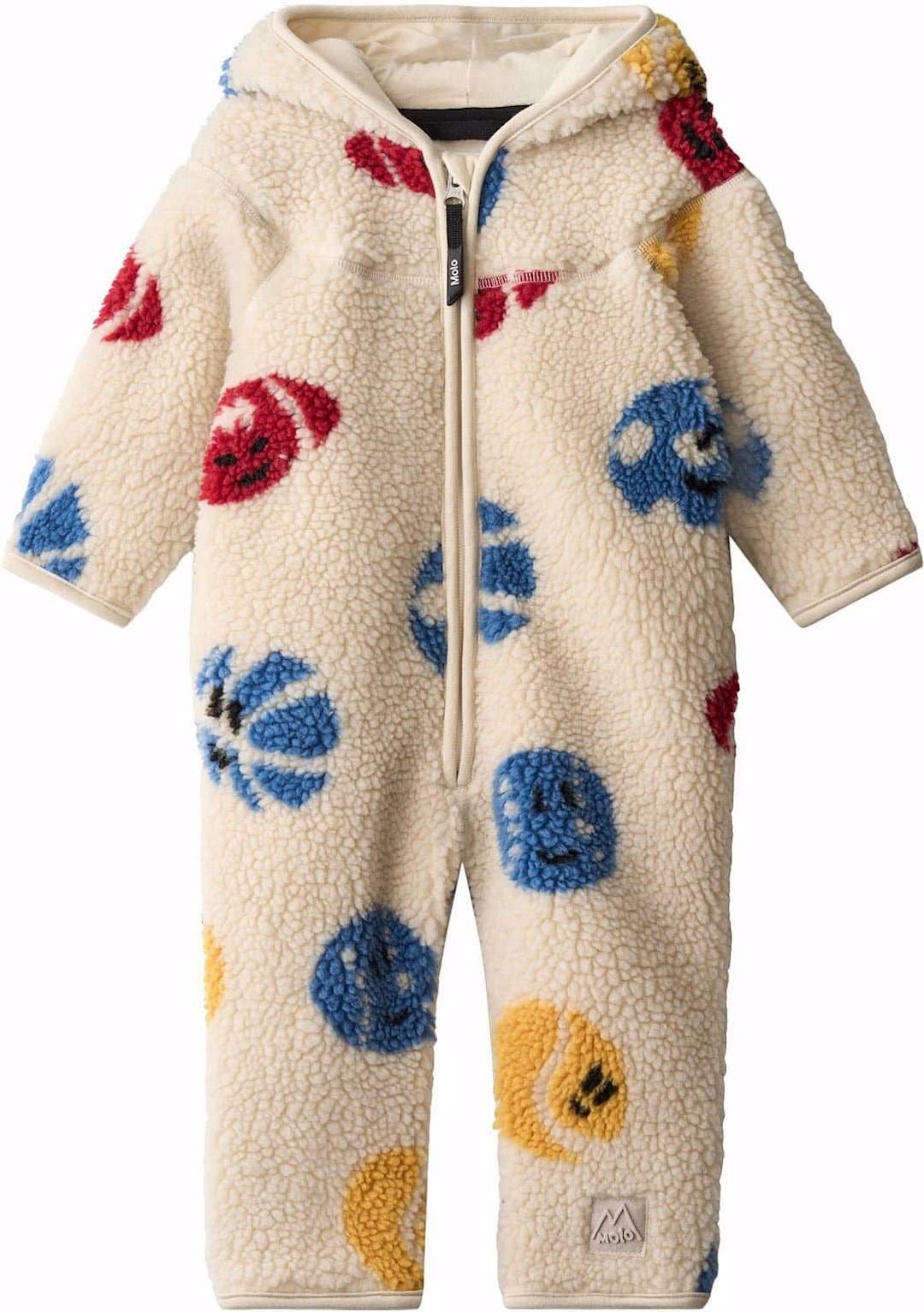 Molo Umeko Fleece Suit Cute Balls Cute Balls 74 cm Creme 74 cm Drenge
