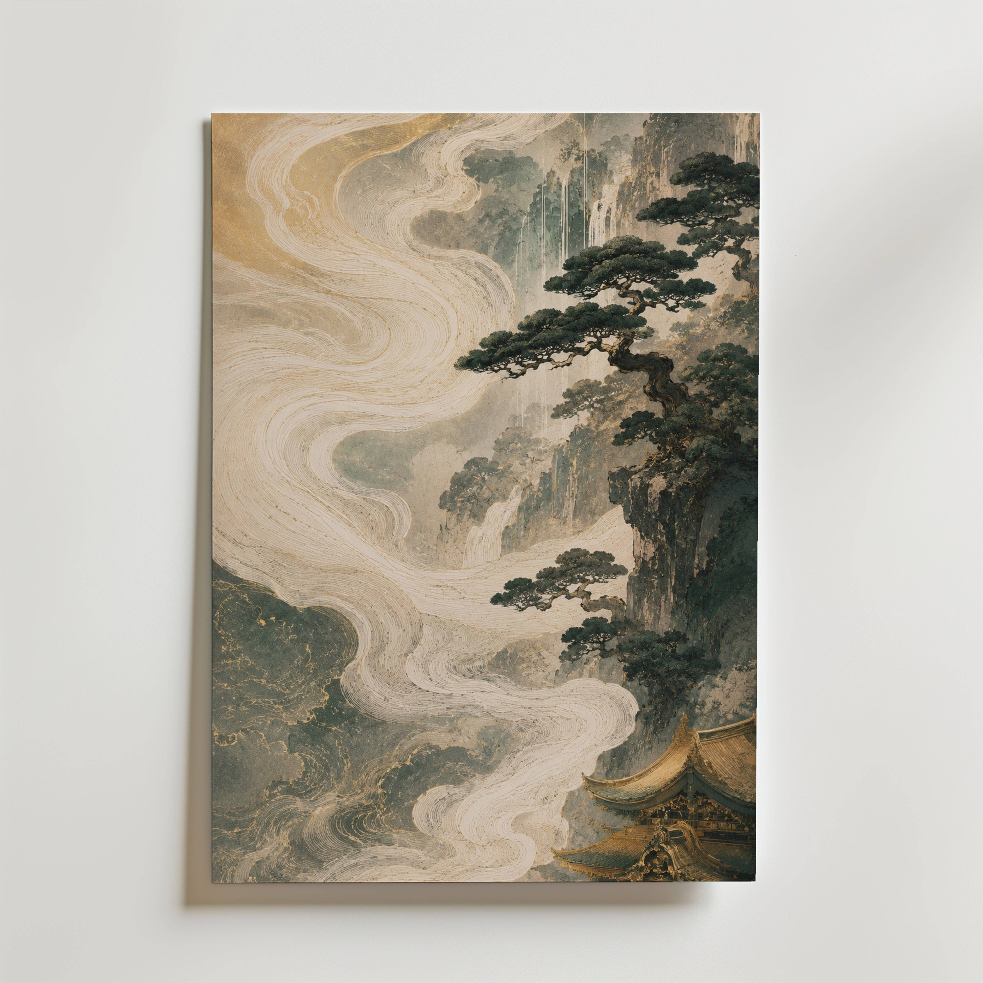 Mountain Mist Poster - Fine Art Poster 30x40 cm