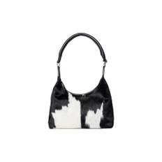 RE:DESIGNED, Taske, Dame, Sort, ONE SIZE, Uld, Stilfuld Ko-Print Skuldertaske
