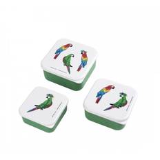 Set de 3 lunch box Les perroquets