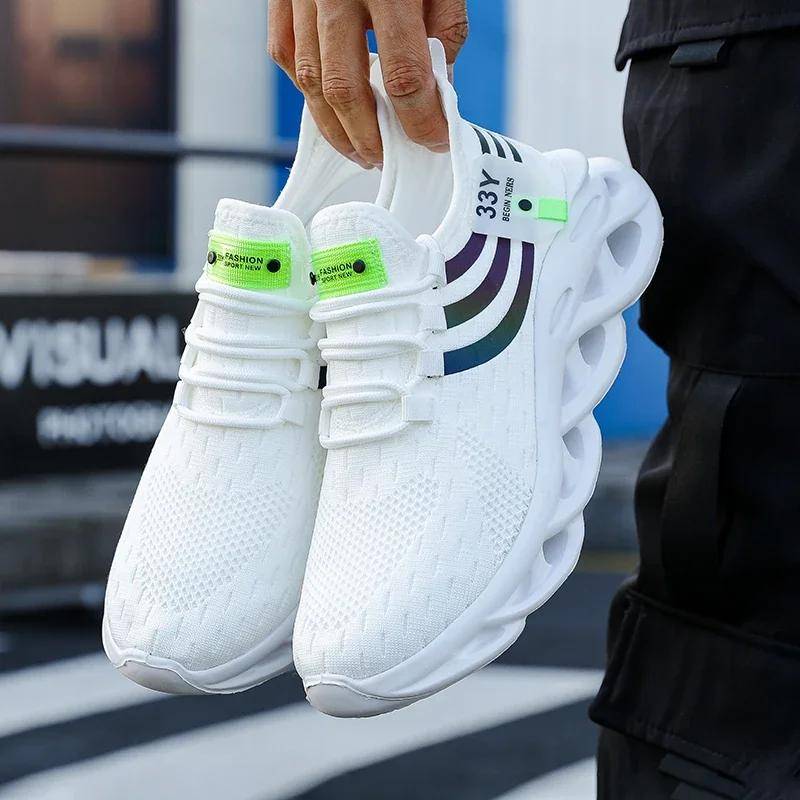 Men's Casual Sports Shoes Breathable Lightweight Outdoor Sports Shoes Jogging Tennis Fashionable Walking Men's Shoes Trainer Men 37